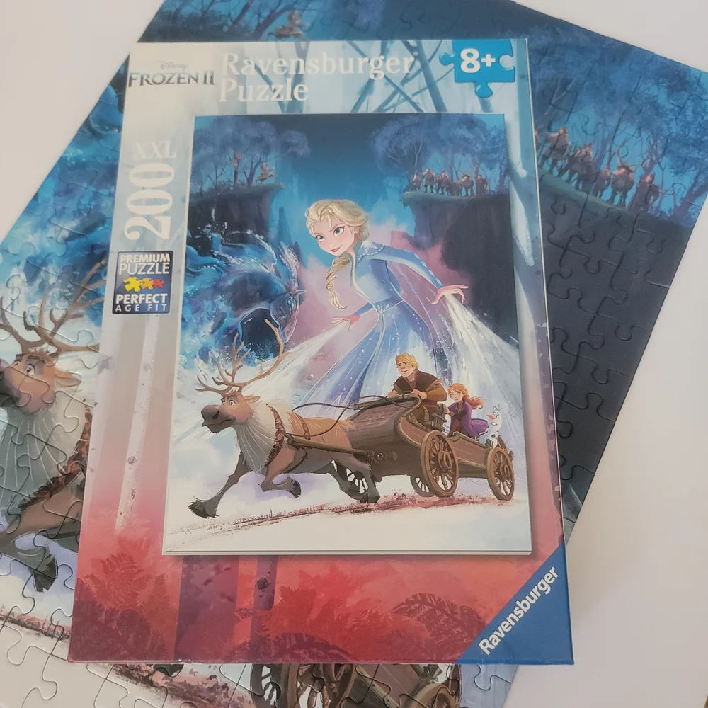 Ravensburger Frozen 2 puzzle featuring Elsa and friends 200 pieces Kids Toys